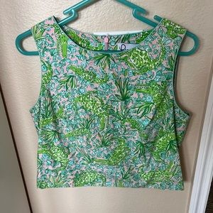 Lilly Pulitzer crop sleeveless top